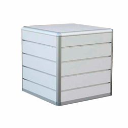 Podie med slatwall i hvid H 80 cm