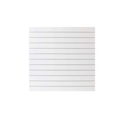 Rillepanel 120x120 cm, hvid