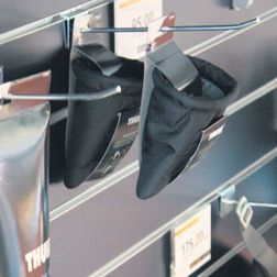 Varekrog 5 cm el-zink til rillepanel/slatwall
