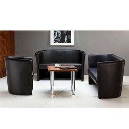 3 pers. loungesofa Club. sort