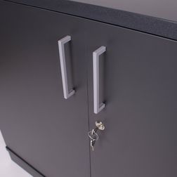 Skydedørsskab med 2x3 rum - EP Xtra
