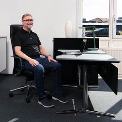 Kontorstol ELC Excellence læder sort