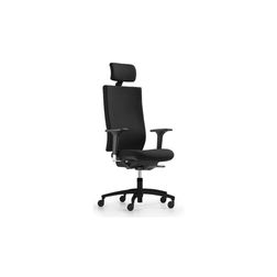 Kontorstol Just AJ 4897, sort