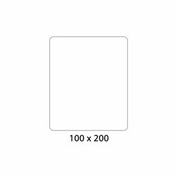 Glastavle Flow Wall 100x200 cm