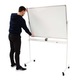 Whiteboard tavle på hjul ECO 150x90 cm