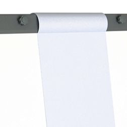 Flipover tavle med rund fod på hjul 65x100h cm.