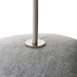 Akustiklampe Moon, Ø55 cm