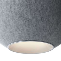 Akustiklampe Moon, Ø55 cm