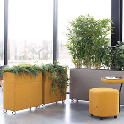 Plant Divider akustik rumdeler til planter, antracit