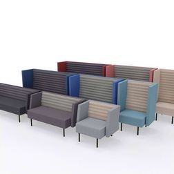 Akustik sofa Wave til 2 personer