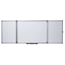 Whiteboard Foldbar emal. 150x120h cm.