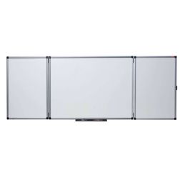 Whiteboard Foldbar emal. 120x90h cm.