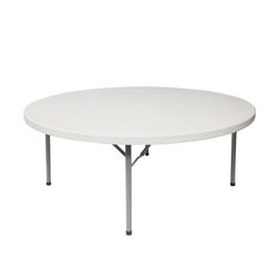 Rundt Klapbord til 8-10 personer.