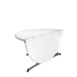 Klapbord LT Rund Ø153 cm, hvid