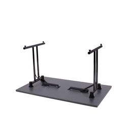 Klapbord Stabelfix Lux II 80x140, sort stel