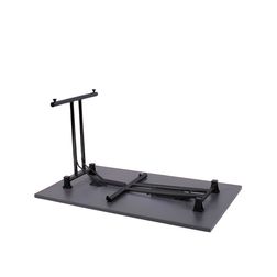 Klapbord Stabelfix Lux II 80x140, sort stel