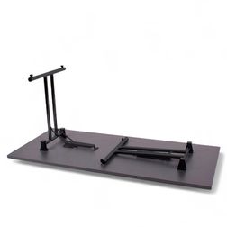 Klapbord Stabelfix Lux II 80x180, sort stel