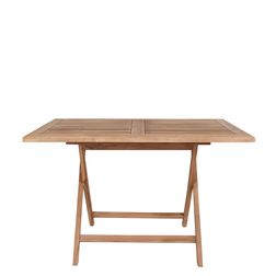 Udendørs Bord Oviedo teaktræ 80x120 cm