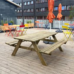 Bord bænkesæt Eco 2, 6 pers.