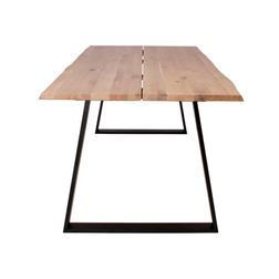 Plankebord 240x95x74h cm hvidolieret