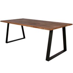 Plankebord 240x95x74h cm, røget olie