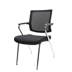 Mødestol Sintec X, sort/blank