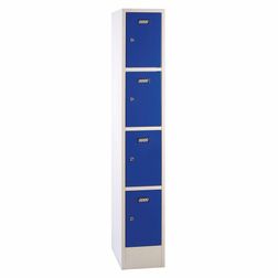 Personaleboks UniBox 1x4 rum. Blå