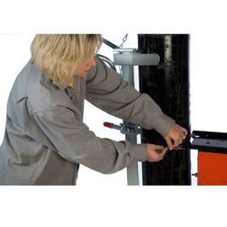 Gasflaskevogn, ergonomisk, til 1 flaske