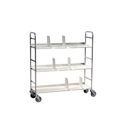 Hyldevogn med 3 hylder, 29x100x114h cm