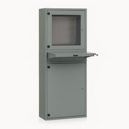 Computerskab incl. tastaturhylde