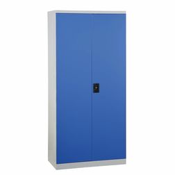Materialeskab UniFix 39x85x180h Grå/Blå