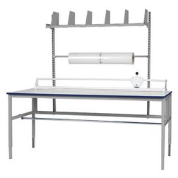 Pakkebord Ergo Manuel 150x80 cm, gråhvid