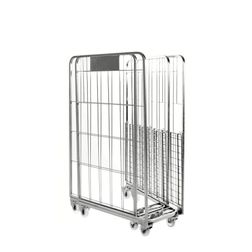 Rullecontainer 70 cm Bred m. 2 vægge