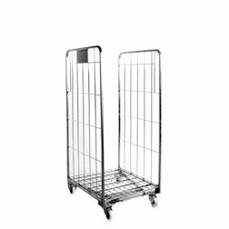 Rullecontainer 70 cm Bred m. 2 vægge