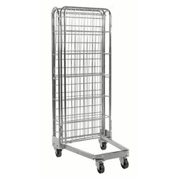 Rullecontainer 70 cm Bred m. 3 vægge