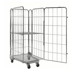 Rullecontainer 70 cm Bred m. 3 vægge