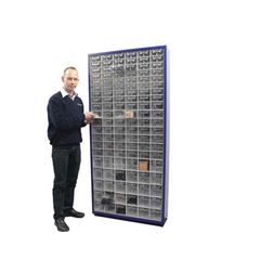 Skuffereol HiMax med 120 småskuffer