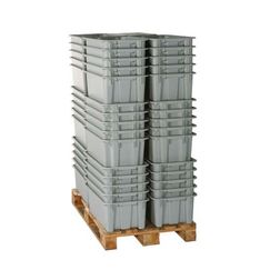 Stabelkasse dobb. 60x40x25h cm.