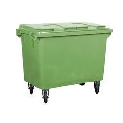 Affaldscontainer 660 L grøn