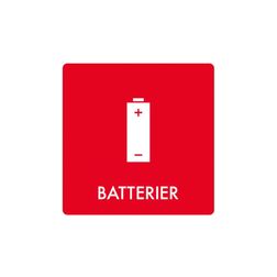 Pictogram 'BATTERIER'