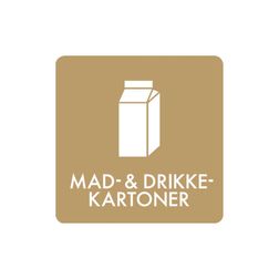 Pictogram udendørs 'MAD&DRIKKE-KARTONER'