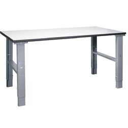 Arbejdsbord 80x160 cm justerbar 70-97
