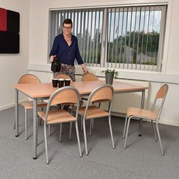 Kantinebord Oporto Base 80x180
