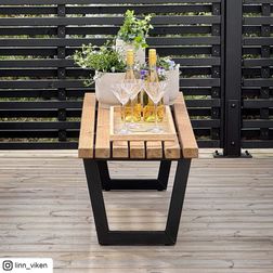 Udendørs bænk/bord Siesta Living 150 cm, brun