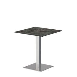 Cafebord 6 beton mørkegrå 69x69 cm