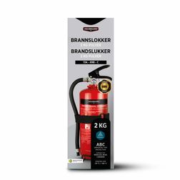 Pulverslukker Housegard 2kg rød