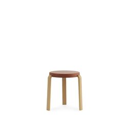 Normann TAP taburet, cognac/karamel