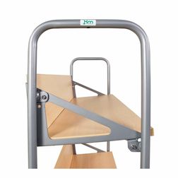 Arkivvogn 2 hylder 30x90x92h cm. Birk