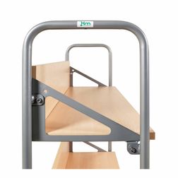 Arkivvogn 2 hylder 30x90x92h cm. Hvid
