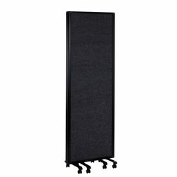 Foldeskærm PZ Flex 180x180h cm., sort